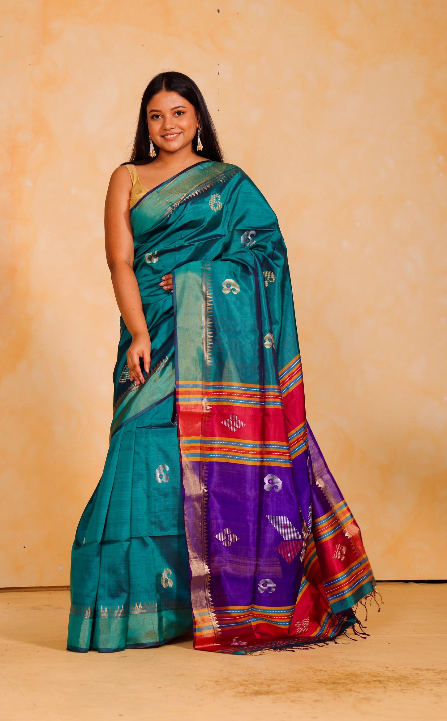 TURKISH BLUE KATAAN SILK