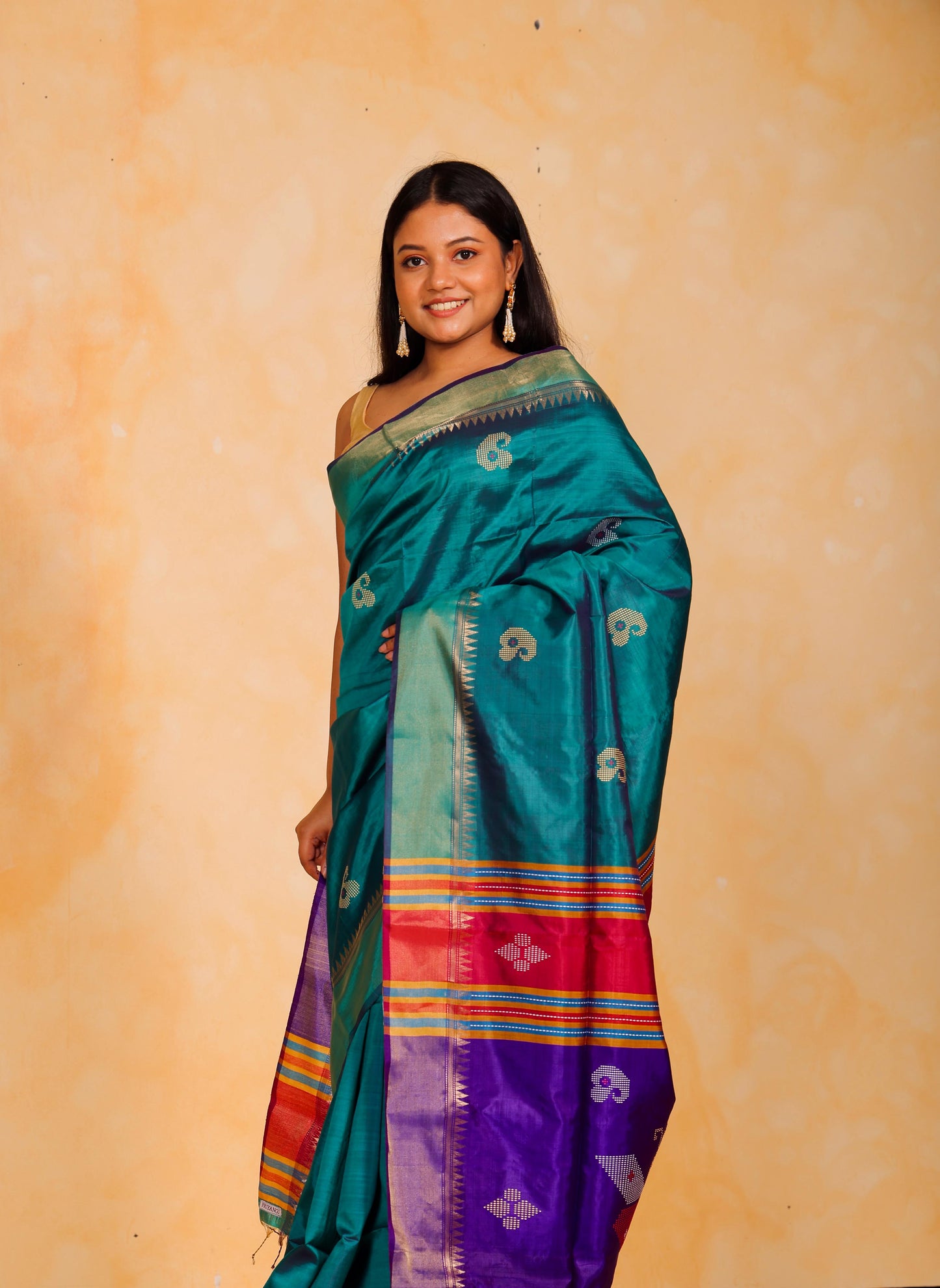 TURKISH BLUE KATAAN SILK